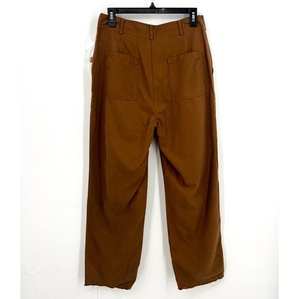 TREASURE AND BOND Womens Utility Casual Pants Size 8 Brown Cotton Blend NWT - Picture 5 of 10